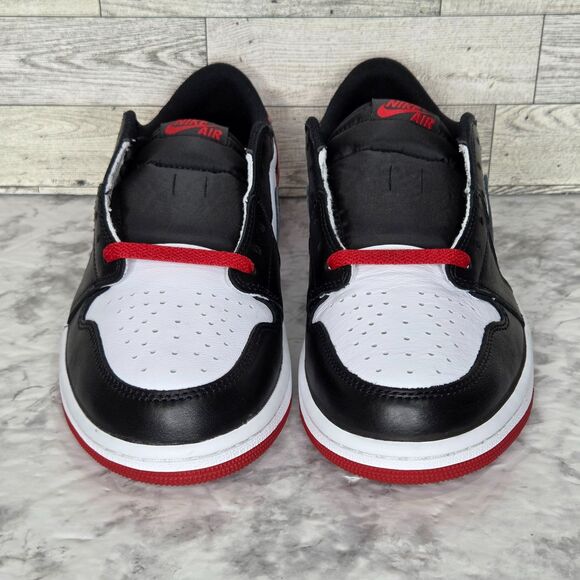Nike Air Jordan 1 Retro Low OG Black Toe (2023) Men's 10 DS OG All CZ0790-106 - Picture 4 of 9